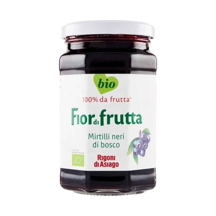 Rigoni di Asiago Fiordifrutta Mirtilli neri di bosco bio 330 g