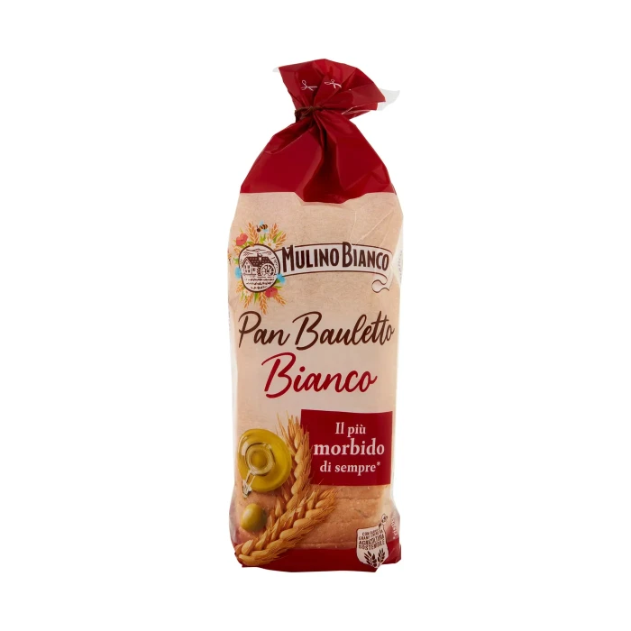 Mulino Bianco Pan Bauletto Bianco Pane Ideale per Panini 400g