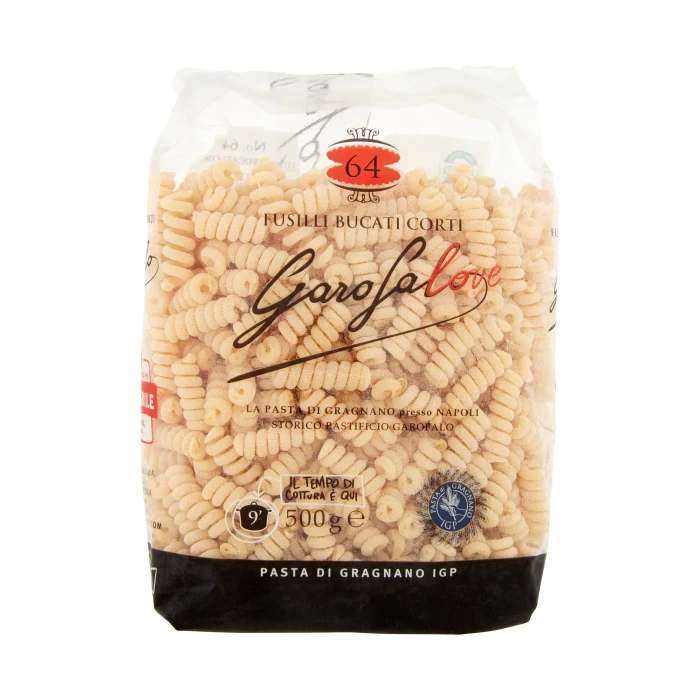 Garofalo Fusilli Bucati Corti 64 Pasta di Gragnano IGP 500 g