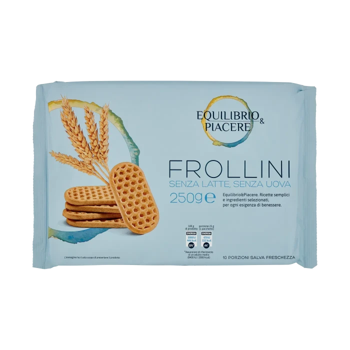 Equilibrio & Piacere Frollini Senza Latte, Senza Uova 10 x 25 g