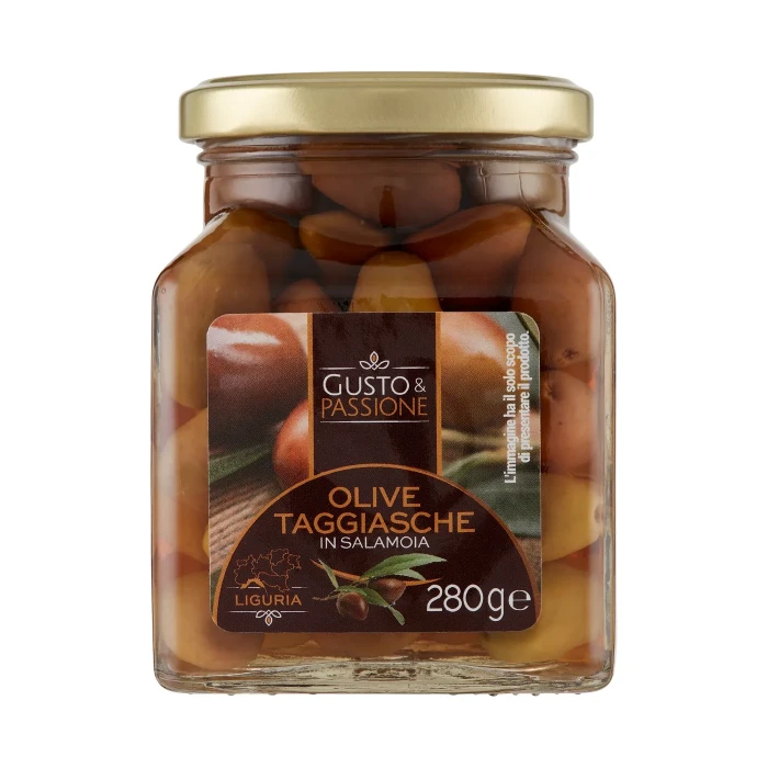 Gusto & Passione Olive Taggiasche in Salamoia 280 g