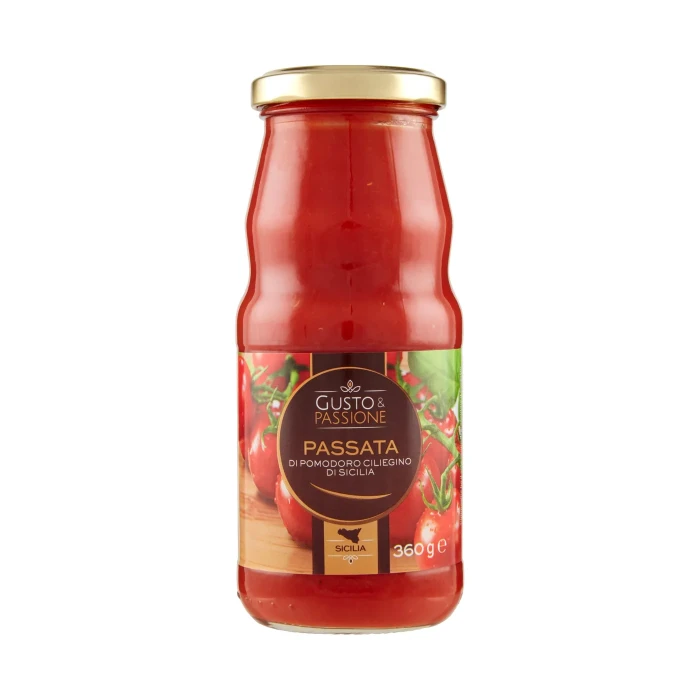 Gusto & Passione Passata di Pomodoro Ciliegino di Sicilia 360 g