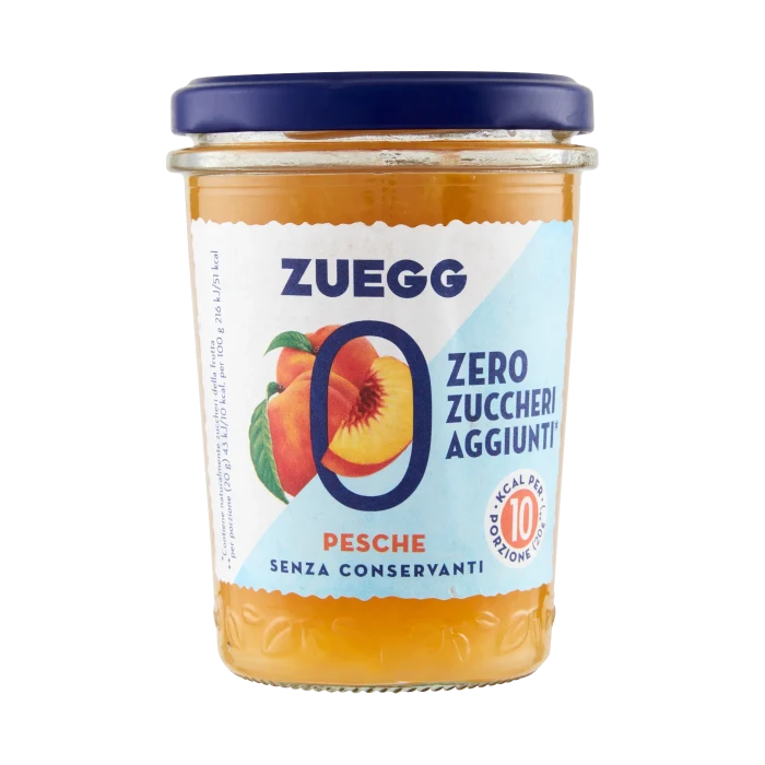 Zuegg Zero Zuccheri Aggiunti Pesche 220 g