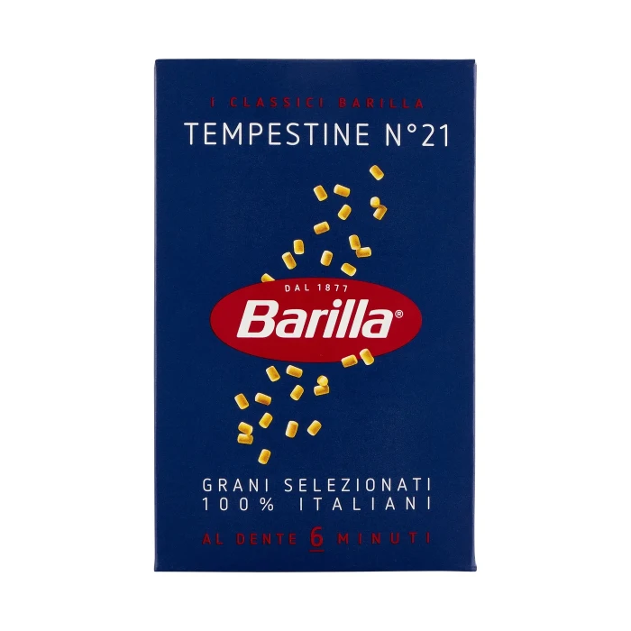 Barilla Pasta Tempestine n.21 100% Grano Italiano 500g