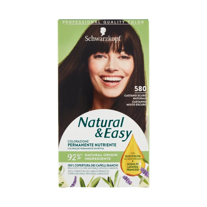 Schwarzkopf Natural&Easy 580 Castano Scuro Naturale