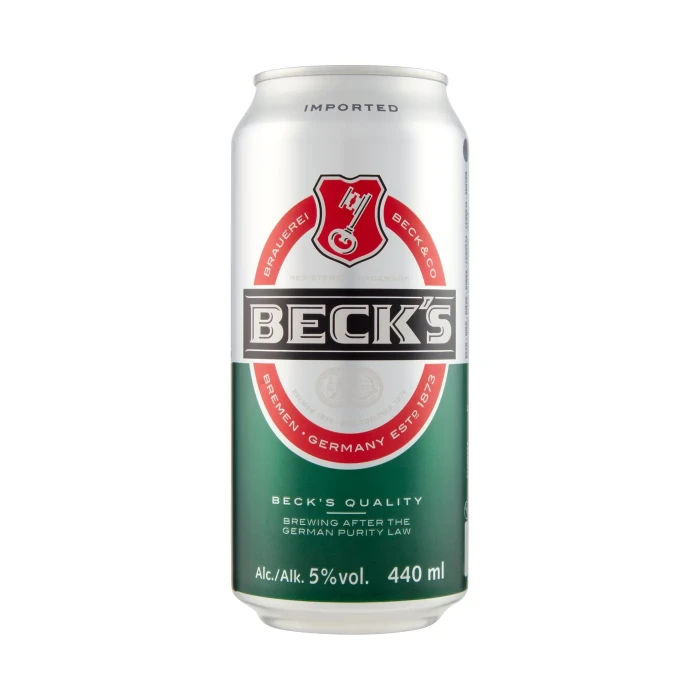 BECK'S Birra pilsner tedesca lattina 44cl