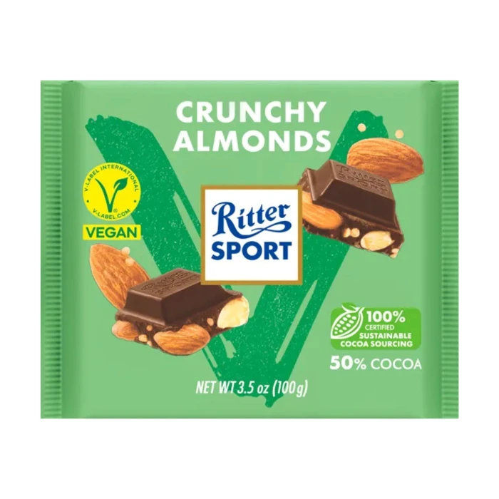 Ritter Sport vegan crunchy almonds
