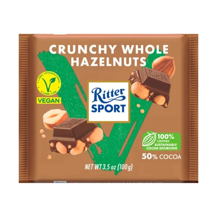 Ritter Sport vegan nocciole intere