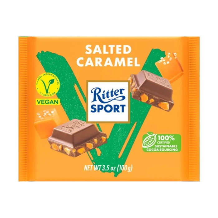 Ritter Sport vegan caramello salato