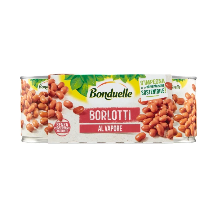Bonduelle Borlotti al Vapore 3 x 165 g