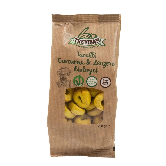Tarallini pugliesi curcuma e zenzero BIO TREVISAN 200 g