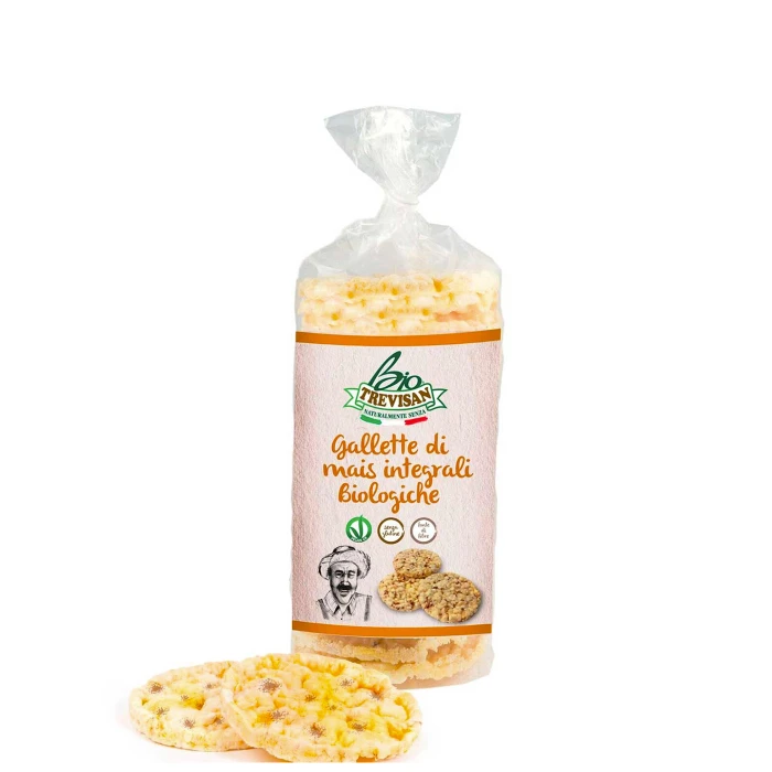 Gallette di mais integrale senza glutine BIO Trevisan 100 g