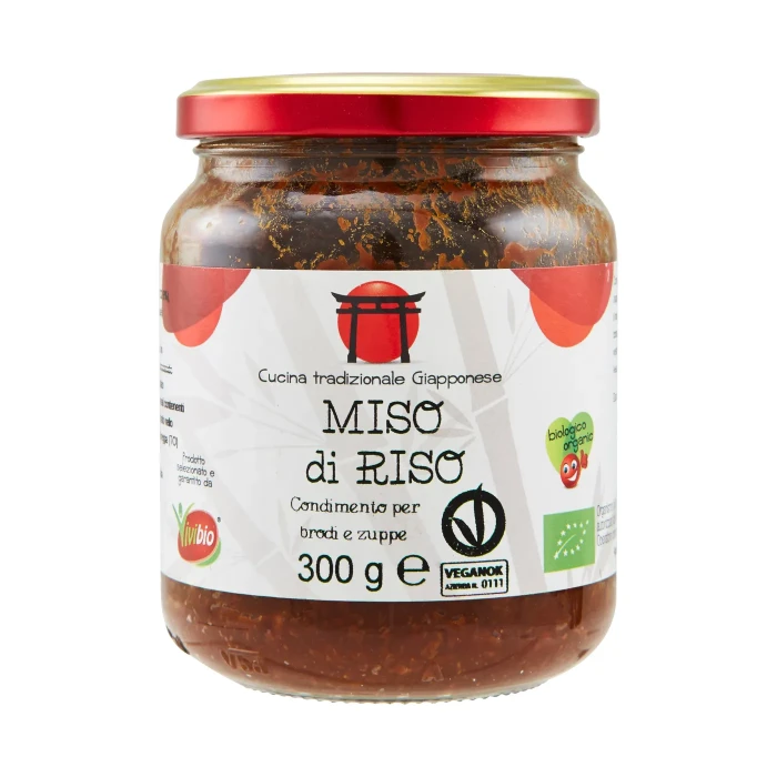 Vivibio Miso di Riso Condimento per brodi e zuppe 300 g