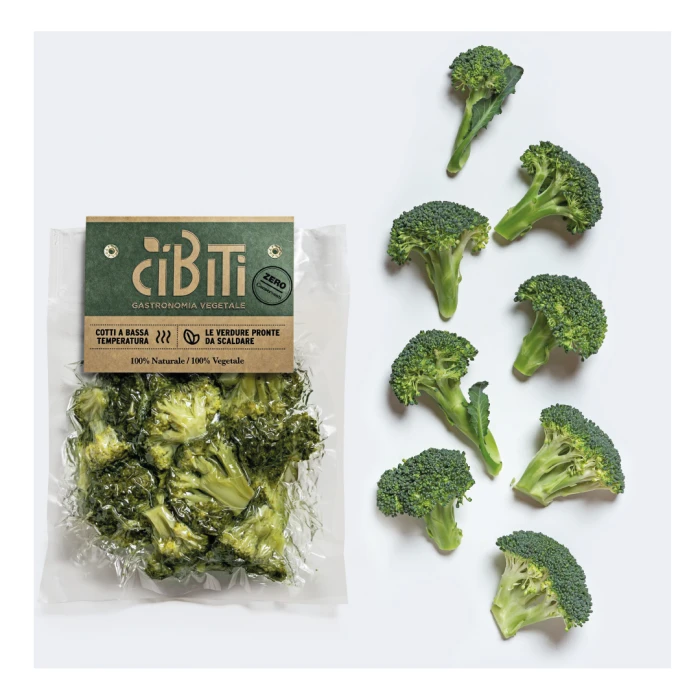 BROCCOLETTI COTTI A BASSA TEMPERATURA CIBITI 250 G