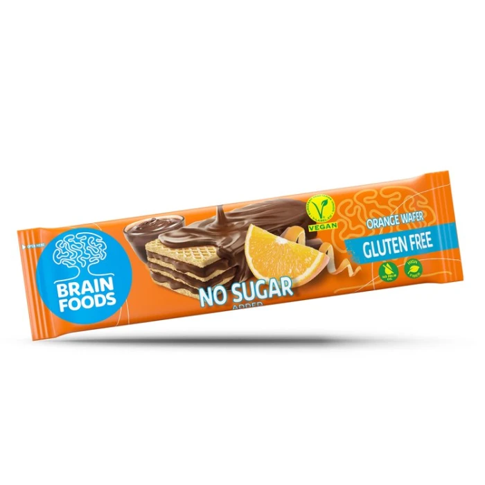 WAFER ALL`ARANCIA SENZA GLUTINE BRAIN FOODS 40 G