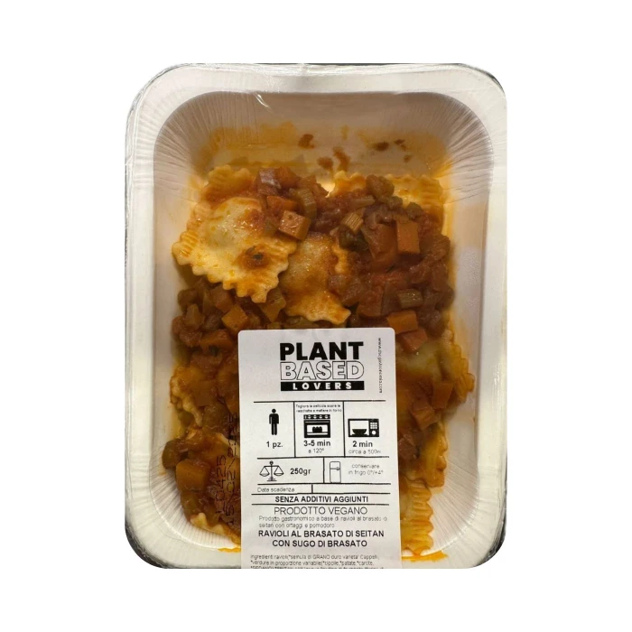 Ravioli brasato seitan 250 gr