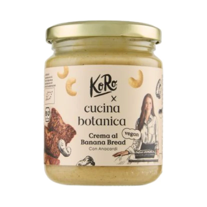 Crema al banana bread x cucina botanica 250 gr