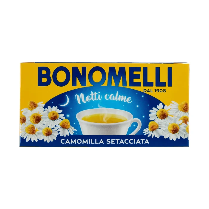 Bonomelli Notti calme Camomilla Setacciata 18 Filtri 27 g