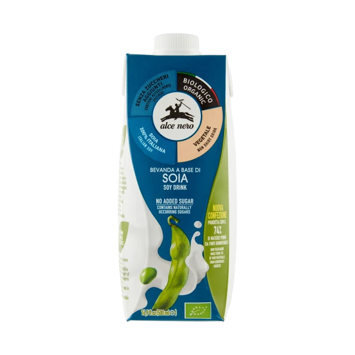 BEVANDA DI SOIA ALCE NERO BRICK 500 ML