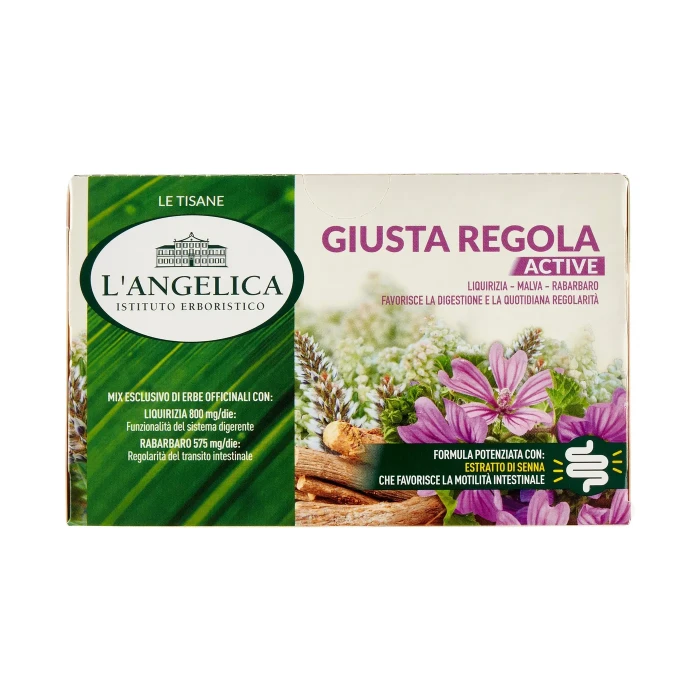 L'Angelica Le Tisane Giusta Regola Active 18 Filtri 36 g