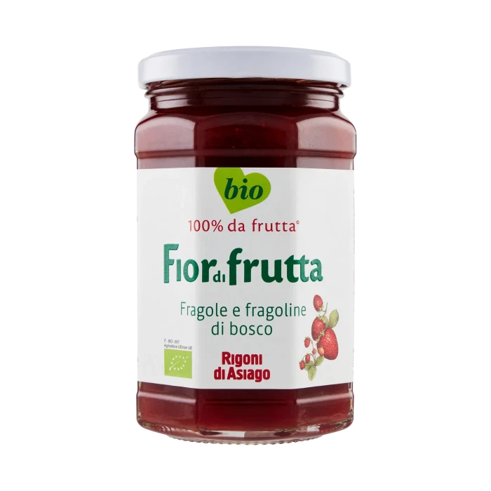 Rigoni di Asiago Fiordifrutta Fragole e fragoline di bosco bio 330 g