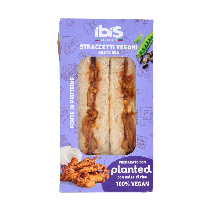 Tramezzini straccetti Vegani Gusto BBQ 140 g