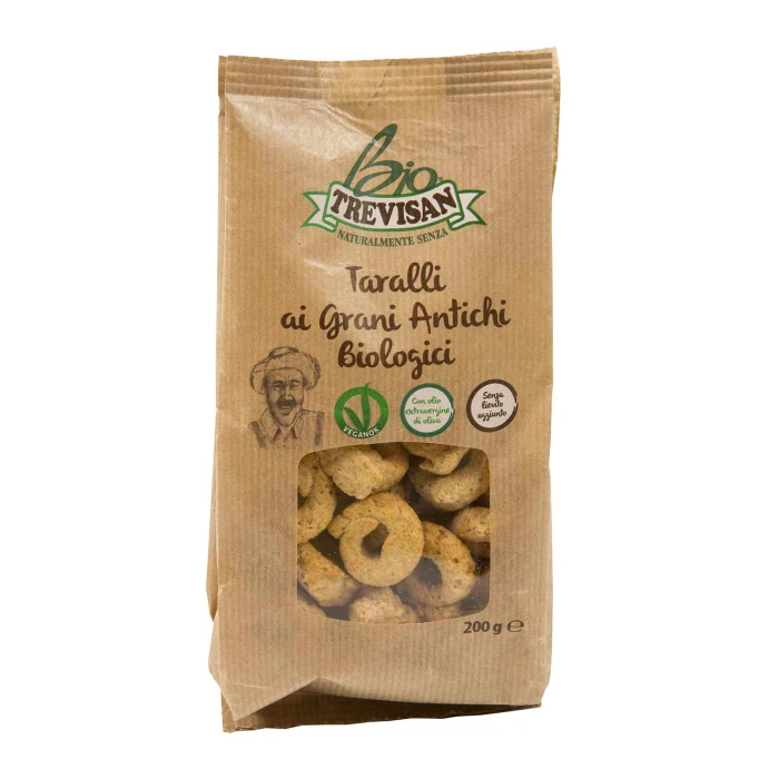 Tarallini pugliesi multicereali ai grani antichi BIO 200 g
