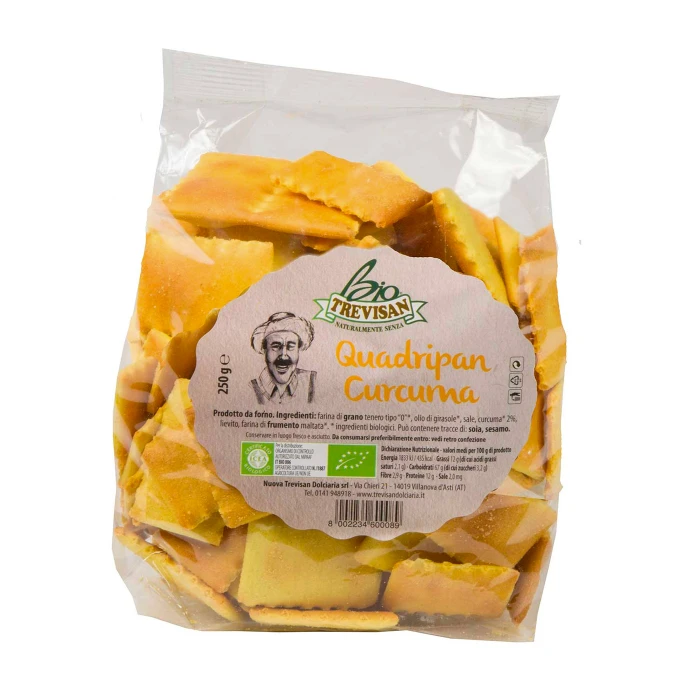 Quadripan alla Curcuma BIO TREVISAN 250 g