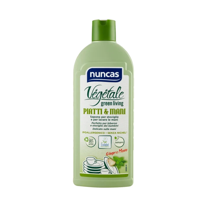 nuncas Vegetale Piatti & Mani Ginger e Menta 500 ml