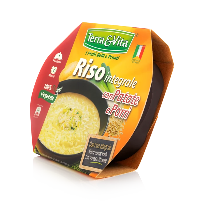 ZUPPA DI RISO INTEGRALE PATATE E PORRI TERRA&VITA 350 G