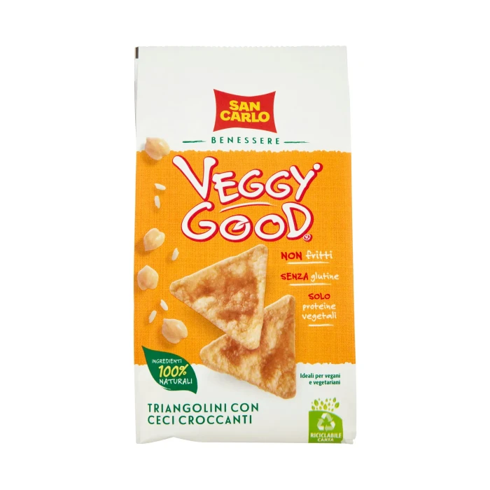 San Carlo Benessere Veggy Good Triangolini con Ceci Croccanti 65 g